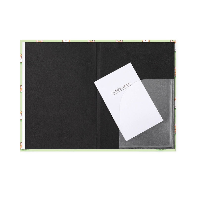 Agenda 16 Mesi Giornaliera Fotografica Medium - Green Corgi