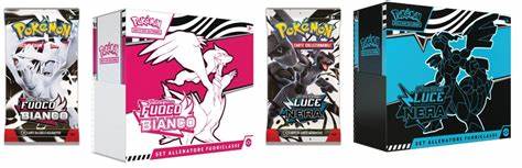 L'Elite Trainer Box di Pokemon Fuoco Bianco e Luce Nera