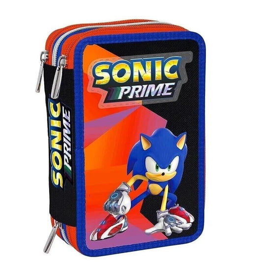 ASTUCCIO 3 ZIP SEVEN SCUOLA Sonic prime