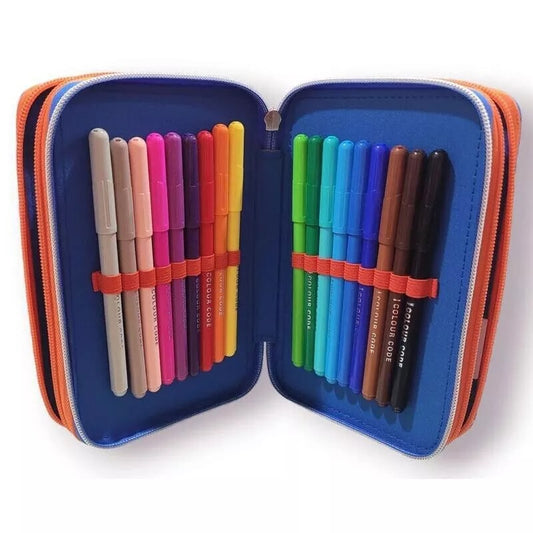 ASTUCCIO 3 ZIP SEVEN SCUOLA Sonic prime